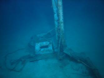 Boat crutches used to support ship's boats